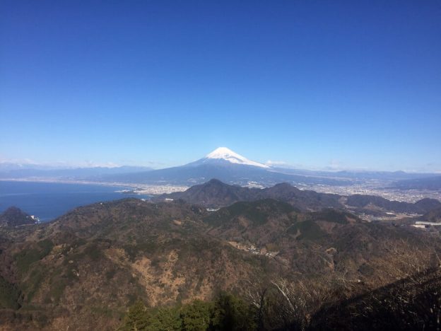 足柄山から眺める富士山